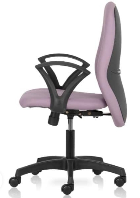 Jupiter Mid Back chair with upholstered Back , Seat and fixed arms